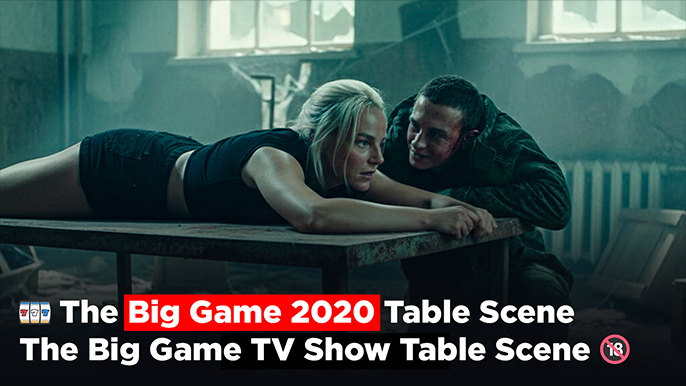 The big game table scene